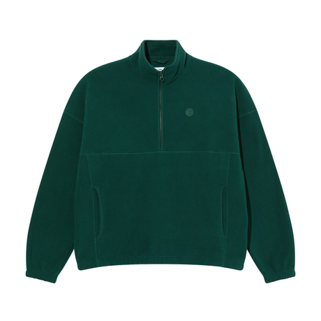 Polar Skate Co. Ivan Half Zip Sweatshirt – Dark Emerald
