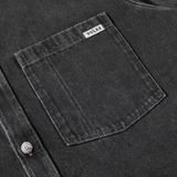 Polar Skate Co. Mike Denim Shirt - Silver / Black