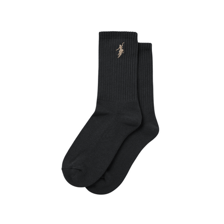 Polar Skate Co. No Comply Socks – Black / Brown