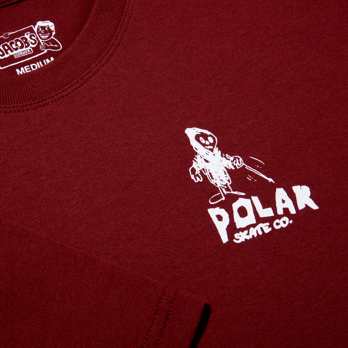 Polar Skate Co. Reaper T-Shirt – Wine