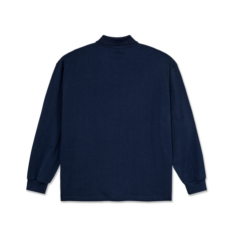 Polar Skate Co. Rugby Shirt - Dark Blue