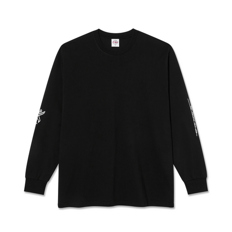 Polar Skate Co. Sad At Times Long Sleeve T-Shirt – Black