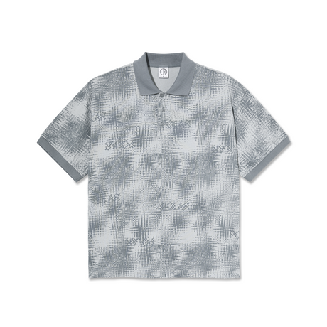 Polar Skate Co. Scribble Surf Polo Shirt – Silver