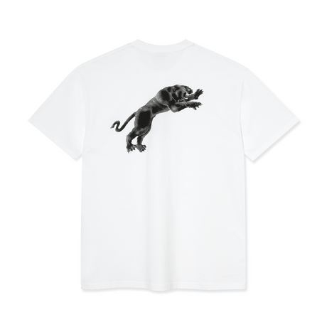 Polar Skate Co. Tape and Panther T-Shirt – White