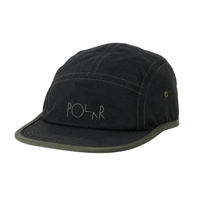 Polar Skate Co. Vilde Cap - Black / Army Green