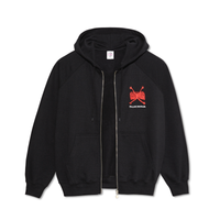 Polar Skate Co. Welcome To The New Age Zip Hoodie – Black