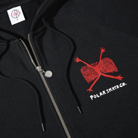 Polar Skate Co. Welcome To The New Age Zip Hoodie – Black