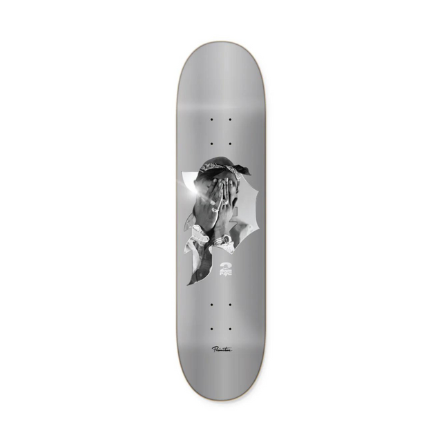 Primitive x 2Pac Brilliance Deck 8.125" - Silver