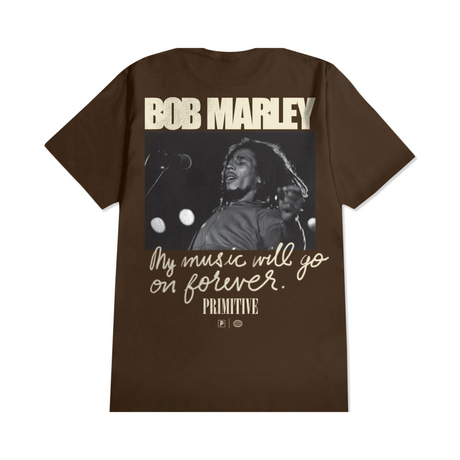 Primitive x Bob Marley Forever T-Shirt - Brown