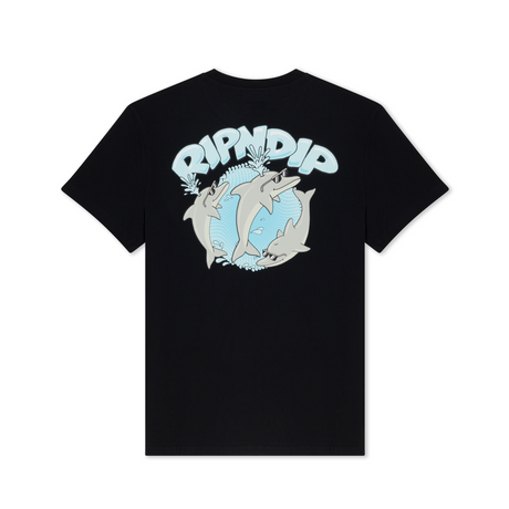RIPNDIP Dolphin Dudes T-Shirt - Black