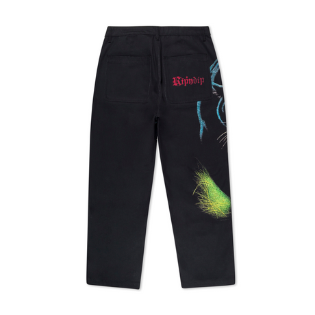 RIPNDIP Fein Double Knee Pant - Black