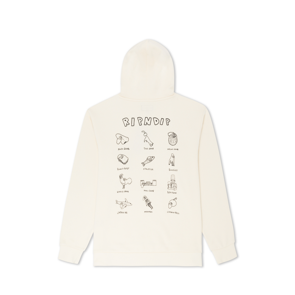RIPNDIP Grabs Hoodie Bone exclusive at Remix Remix Casuals
