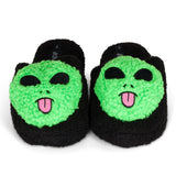 RIPNDIP Lord Alien Plush Face House Slippers – Black