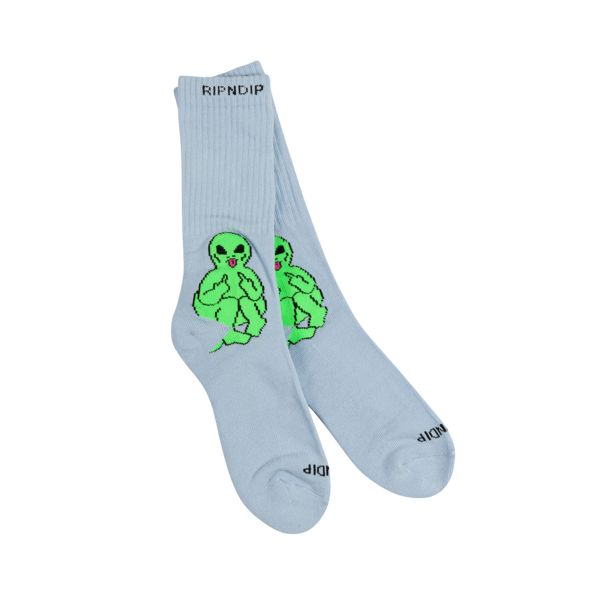 RIPNDIP Lord Alien Slate Socks - Light Slate