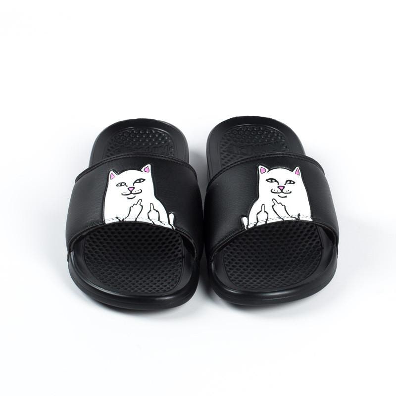 RIPNDIP Lord Nermal Sliders - Black