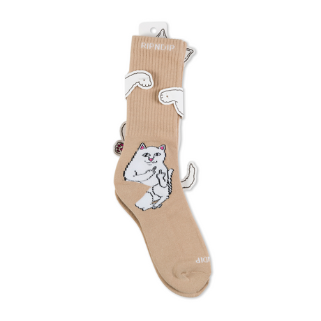 RIPNDIP Lord Nermal Socks - Almond