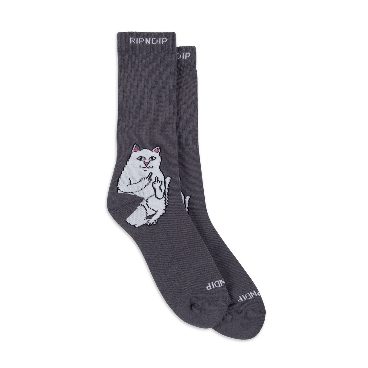 RIPNDIP Lord Nermal Socks - Charcoal