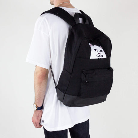 RIPNDIP Lord Nermal Velcro Hands Backpack - Black