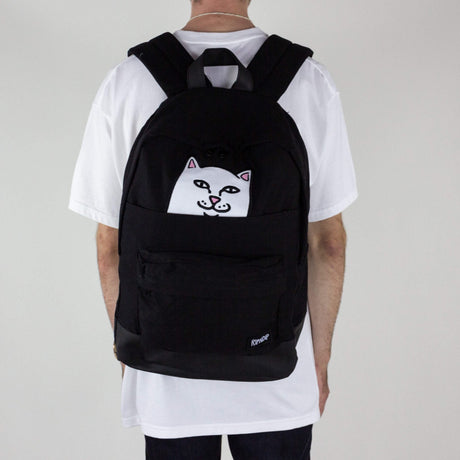 RIPNDIP Lord Nermal Velcro Hands Backpack - Black