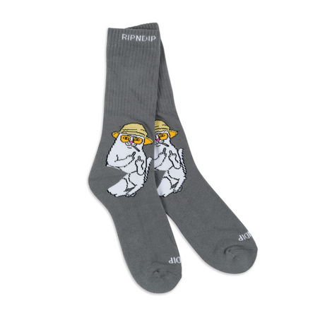 RIPNDIP Nermal S Thompson Socks - Charcoal