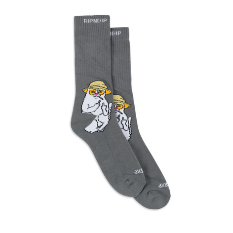 RIPNDIP Nermal S Thompson Socks - Charcoal