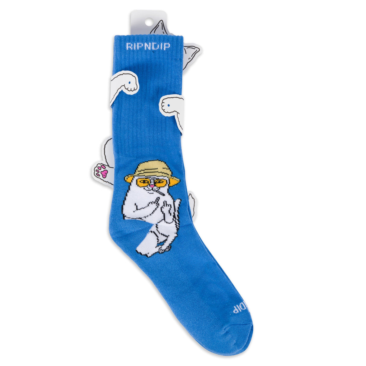 RIPNDIP Nermal S Thompson Socks - Light Blue