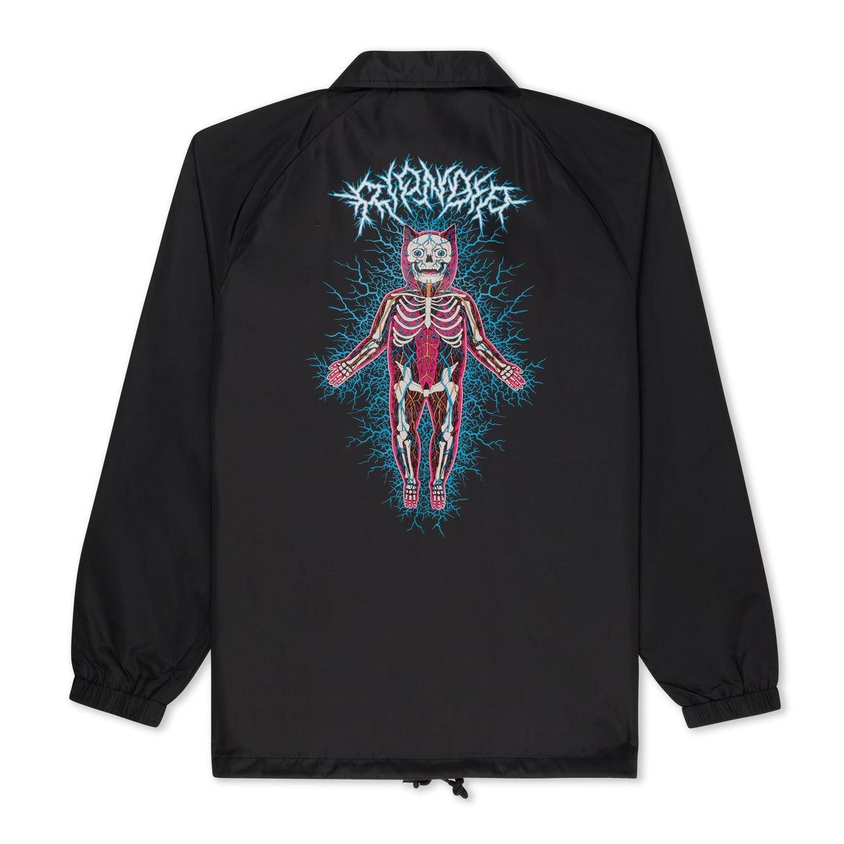 RIPNDIP Nervous System Coach Jacket - Black