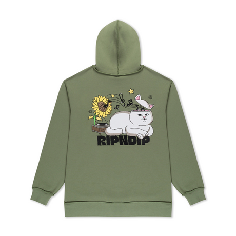 RIPNDIP No Music No Life Hoodie - Sage