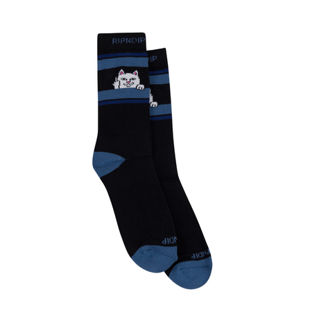 RIPNDIP Peeking Nermal Socks - Black / Slate