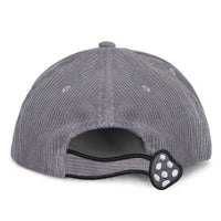RIPNDIP Toadstool Corduroy Velcro Hat Cap – Grey