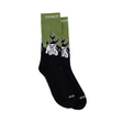 RIPNDIP Welcome To Heck Socks - Black / Light Forest