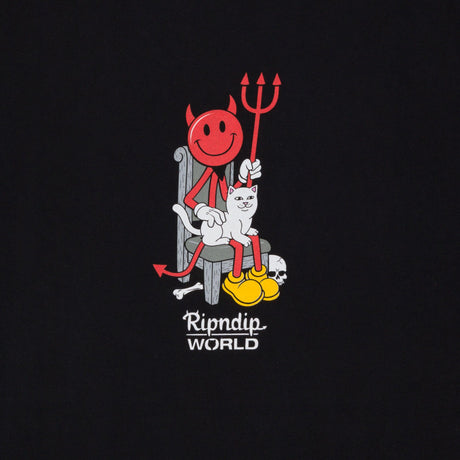 RIPNDIP x World Industries Devilman & Nerm T-Shirt - Black