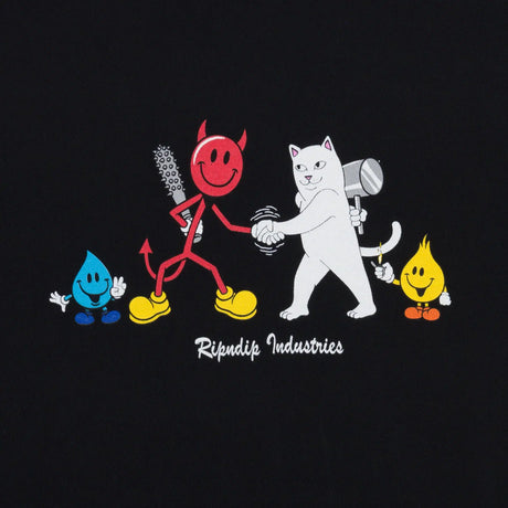 RIPNDIP x World Industries Nerm VS Devilman T-Shirt - Black