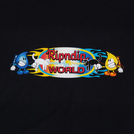 RIPNDIP x World Industries Water Nerm & Flame Jerm T-Shirt - Black