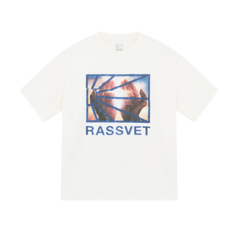 Rassvet Men Logo T-Shirt - Off White