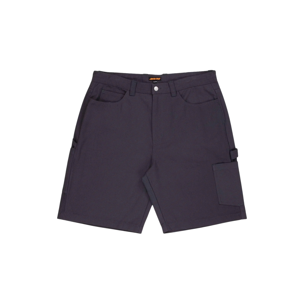 Santa Cruz Big Carpenter Baggy Denim Shorts - Washed Black Canvas