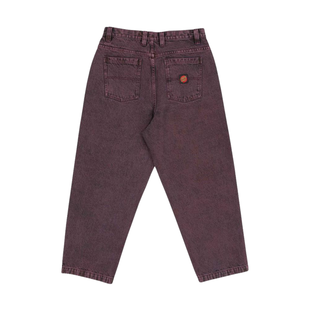 Santa Cruz Big Pants Baggy Denim Jeans - Dark Cherry