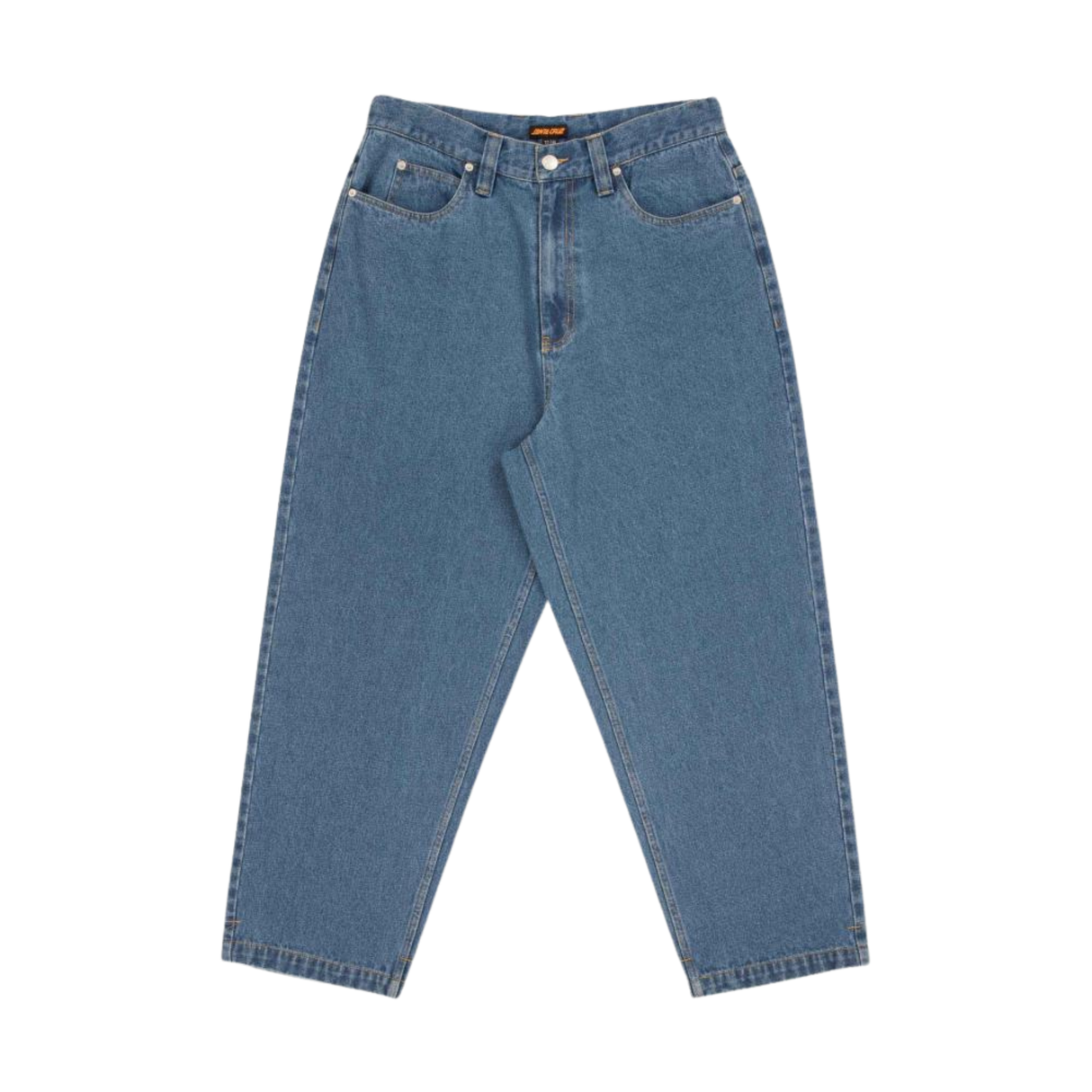 Santa Cruz Big Pants Baggy Denim Jeans - Mid Blue