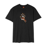 Santa Cruz Burnt Bone Hand T-Shirt - Black