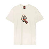 Santa Cruz Burnt Bone Hand T-Shirt - Unbleached
