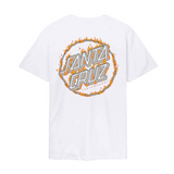 Santa Cruz Burnt Opus OVRSZD T-Shirt - White