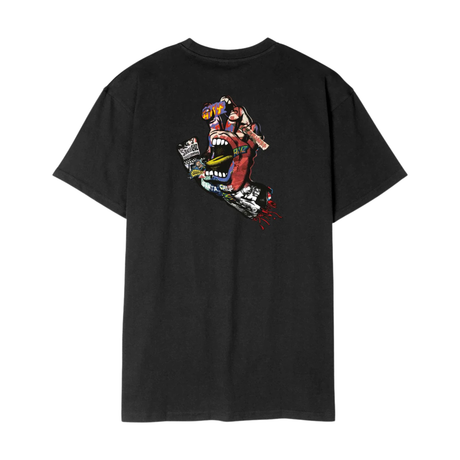 Santa Cruz Collage Hand T-Shirt - Black
