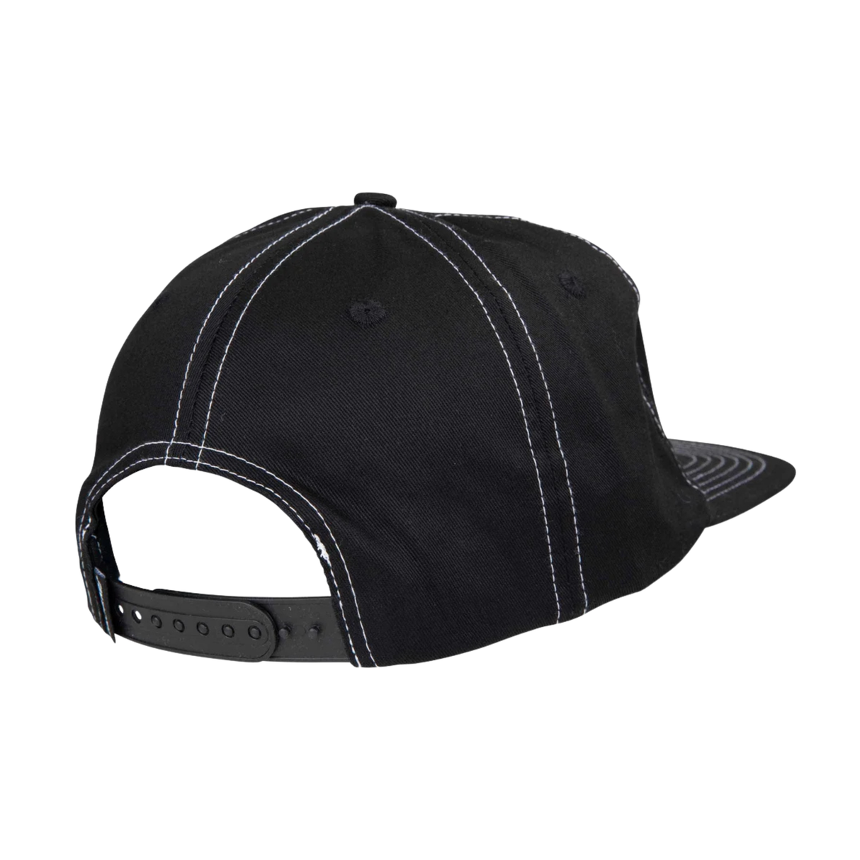 Santa Cruz Collage Oval Dot Snapback Cap - Black