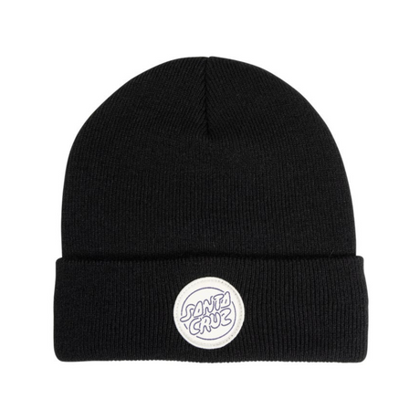 Santa Cruz Contour Bubble Dot Beanie - Black