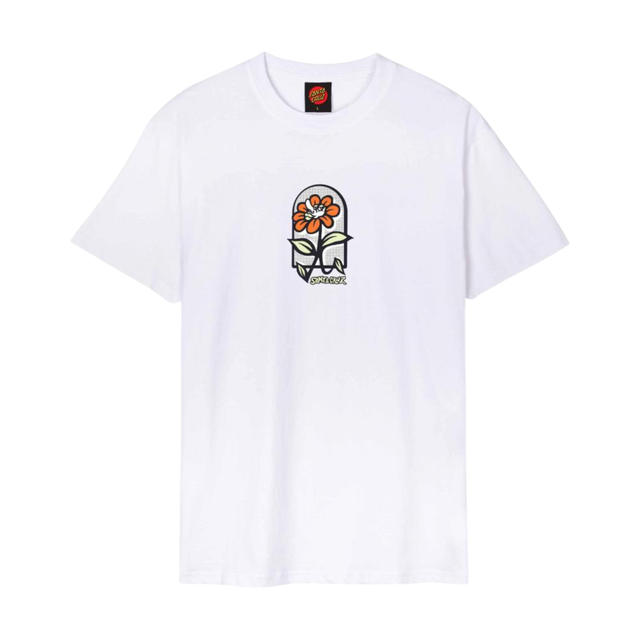 Santa Cruz Delfino Flower Guy T-Shirt - White