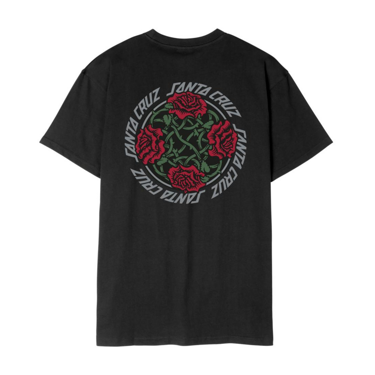 Santa Cruz Dressen Roses Solo T-Shirt - Black