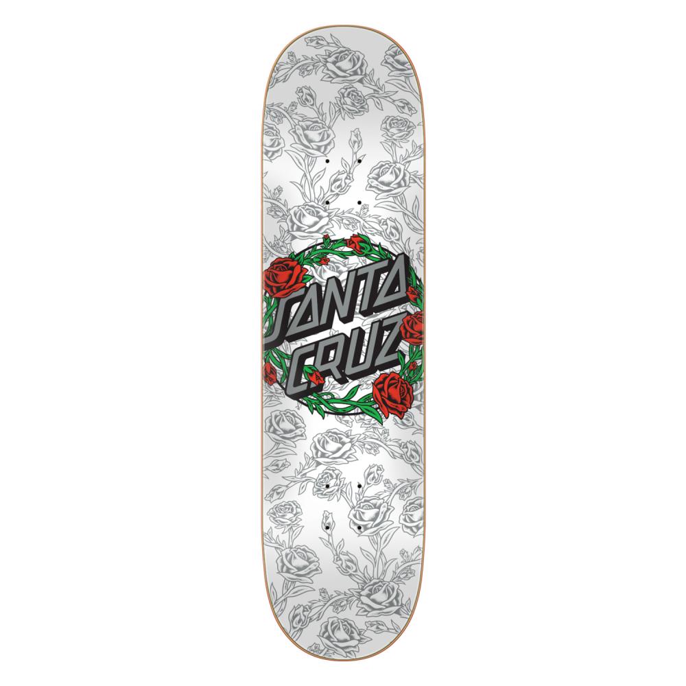 Santa Cruz Entangled Logo Deck 8.0" - White / Multi