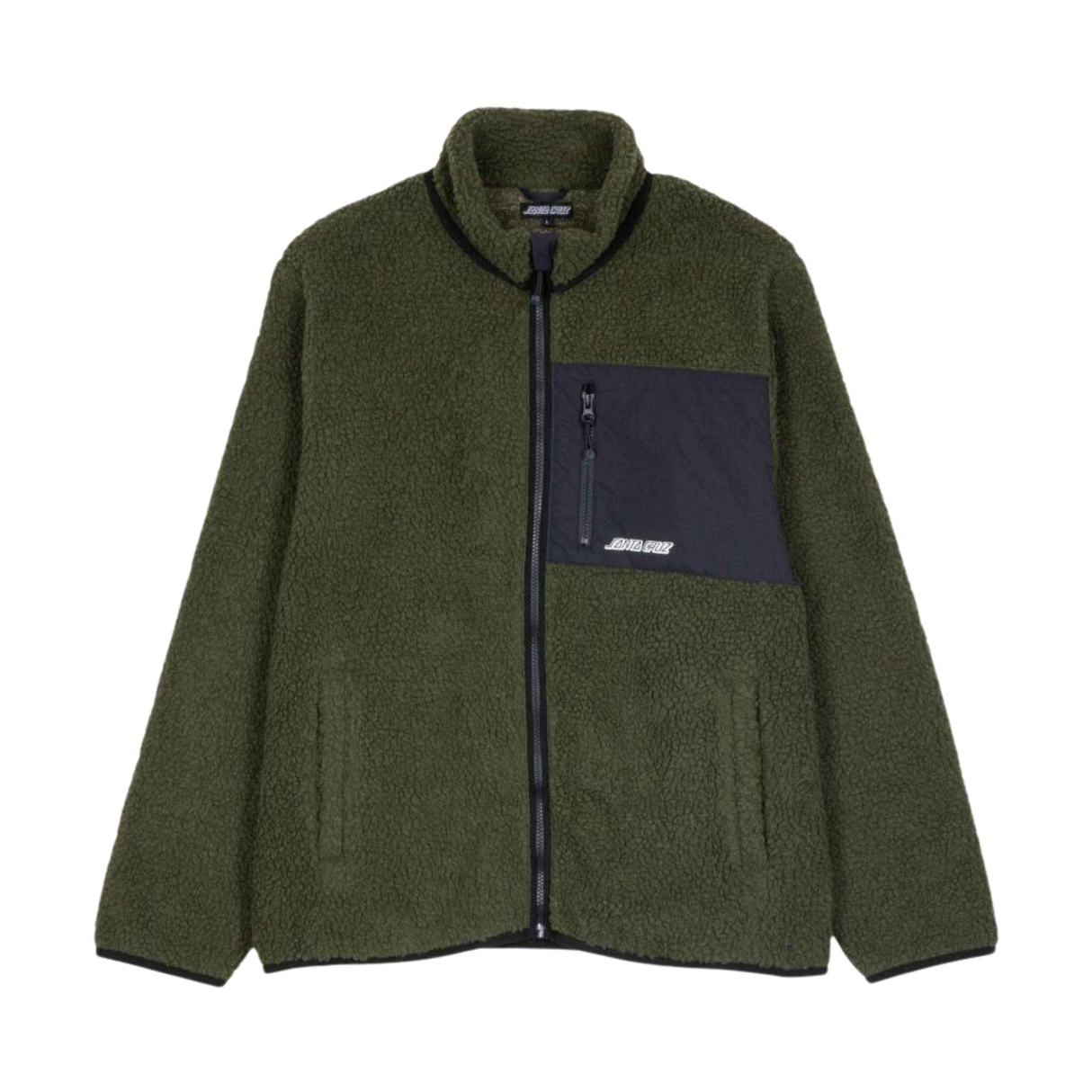 Santa Cruz Freestyle Sherpa Jacket - Dark Moss