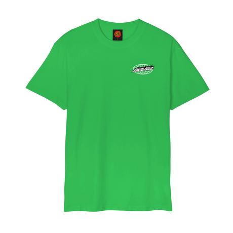 Santa Cruz Global Flame Dot T-Shirt - Sport Green