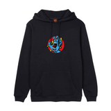 Santa Cruz Hand Dot Hoodie - Black